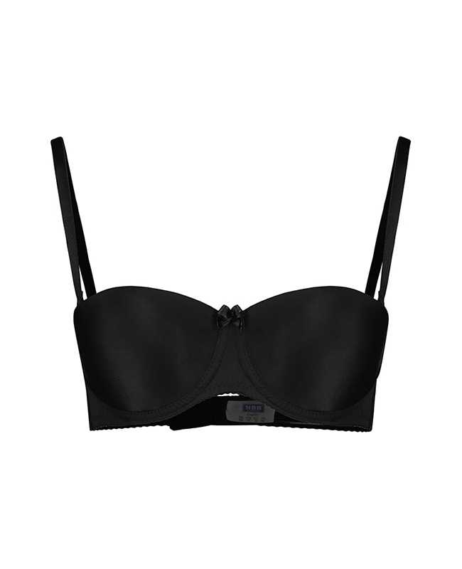 سوتین دکلته جک دار رنگ مشکی ان بی بی کد 3520